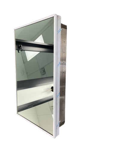 Bobrick 398 - Recessed Medicine Cabinet (with a small mark on the mirror)