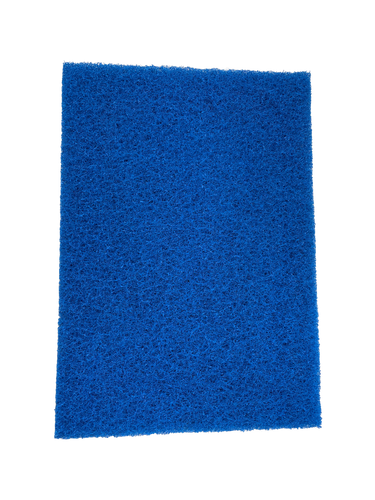 SUPERPAD - 14" x 20" Floor Cleaning Pad – Blue Cleaning - 5/Case