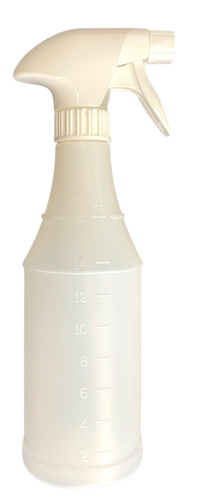 Refillable Plastic Spray Bottles with Trigger Sprayer  - 16 OZ