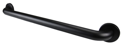 Frost F-1001-BLK-30 - Straight Grab Bar - 30" Matte Black (Smooth Finish) 1-½” Diameter