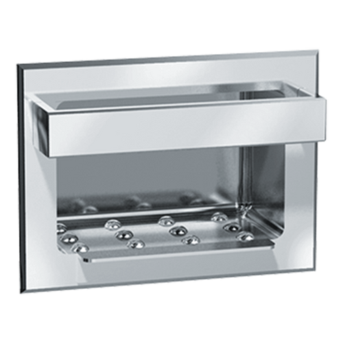 ASI 0399 - Recessed Heavy Duty Stainless Steel Soap Dish And Bar