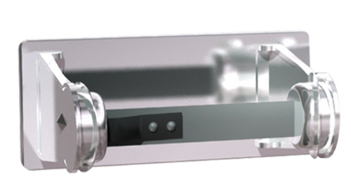 ASI 0710 - Single Surface Mounted Toilet Tissue Holder Chrome Plated Steel