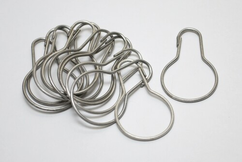ASI 1200-SHU - Stainless Shower Curtain Hooks (Pack of 14)