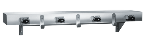 ASI 1315-4 - Utility Shelf with Drying Rod, Mop Holders and Rag Hooks