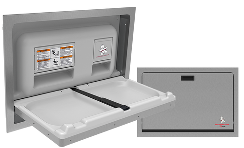 ASI 9013 - Recessed Stainless Steel Baby Changing Station