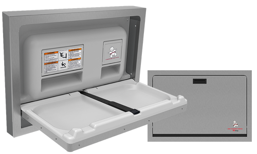 ASI 9013-9 - Surface Mounted Stainless Steel Baby Changing Station