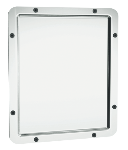 ASI 105-14 - Surface Mounted Security Framed Stainless Steel Mirror ASI 105-14 - Surface Mounted Security Framed Stainless Steel Mirror