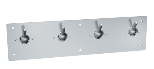 ASI 129 - Clothes/Towel Hook Strip - Front Mounting