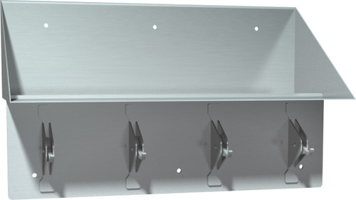 ASI 137 - Book Shelf/Clothes Hook Strip - Front Mounting