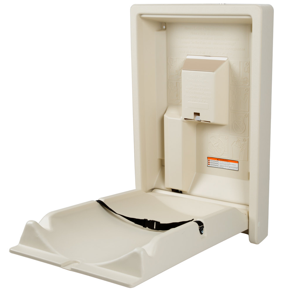 Koala Kare KB101 Vertical Wall Mounted Baby Changing Station Handy