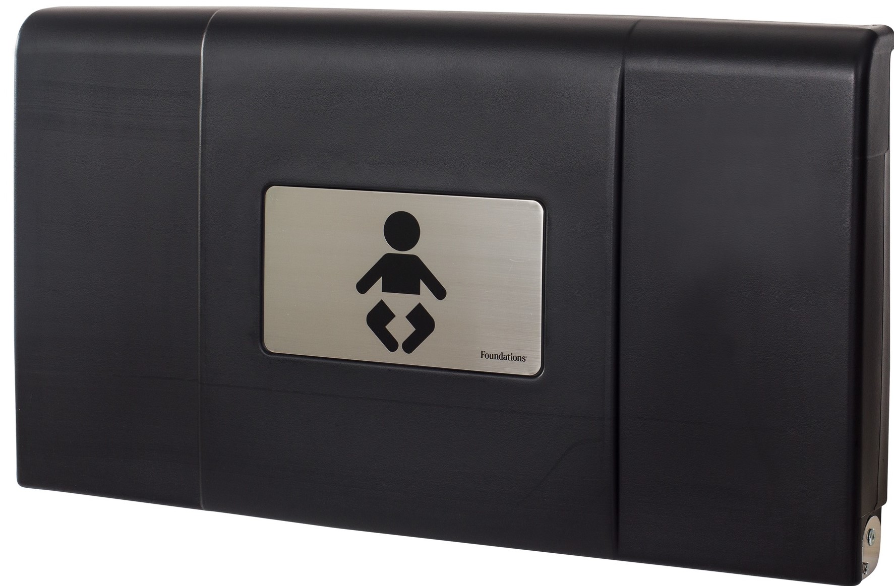 Foundations® Ultra 200EH02 Black Baby Changing Station