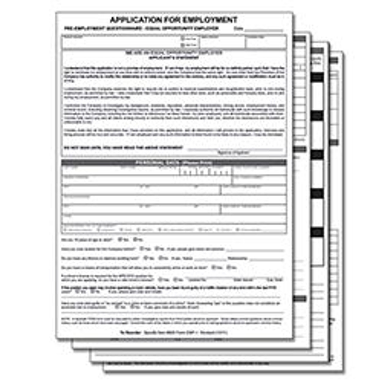 Auto Dealer Employment Forms & Supplies