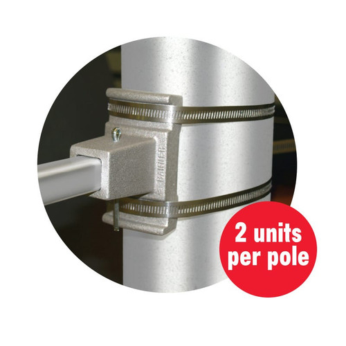 Single Sided Interceptor Bracket Kit / 3x8 Flags