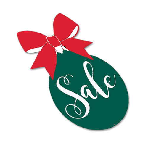Holiday Green Ornament Decal