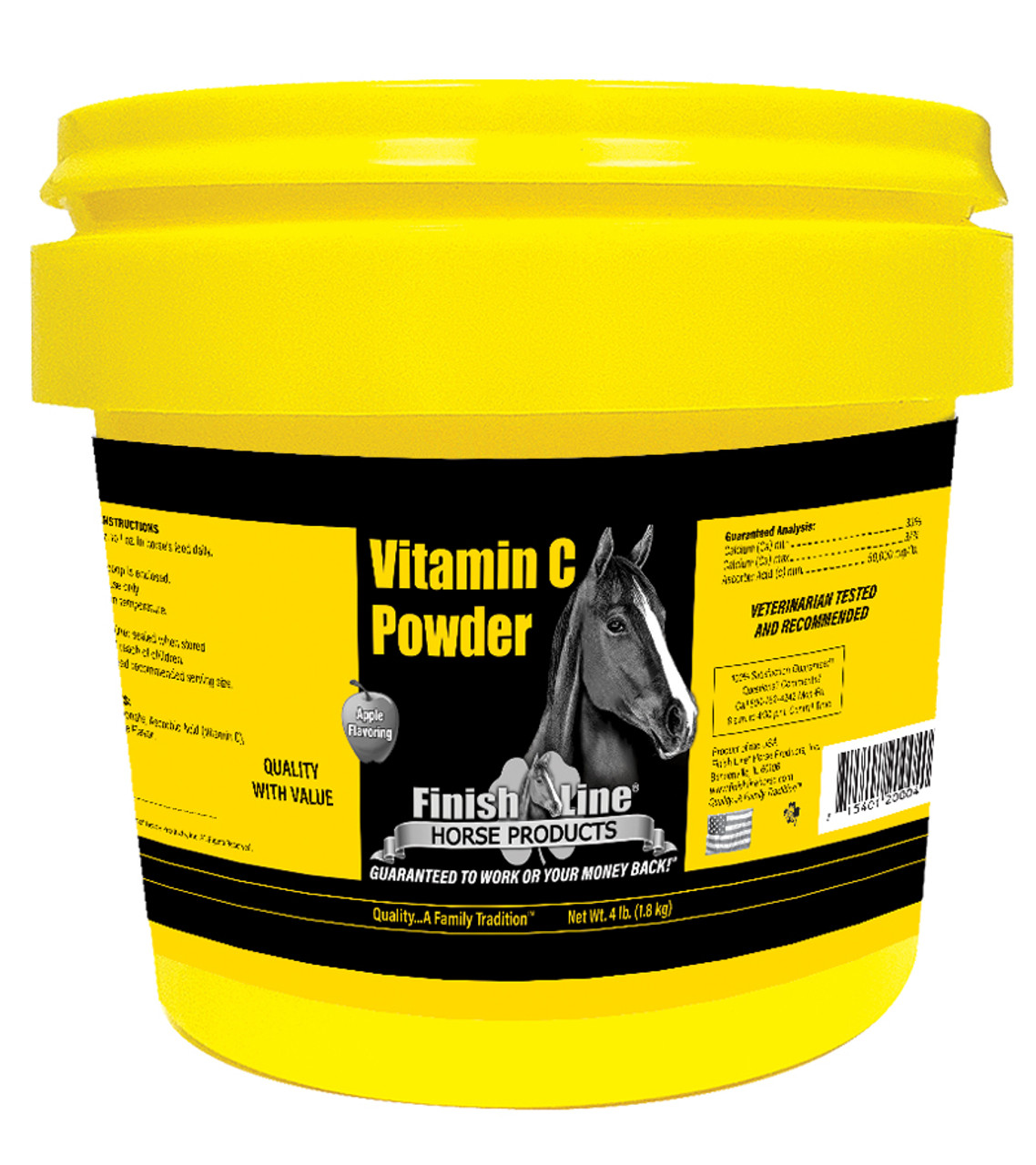 Finish Line Vitamin C Powder 4 lb. Jacks Inc