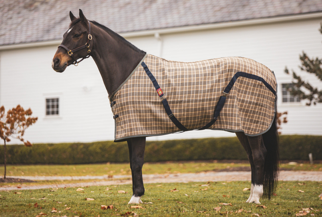 Black 1 Inch Nylon Blanket Replacement Leg Holds - Big Black Horse