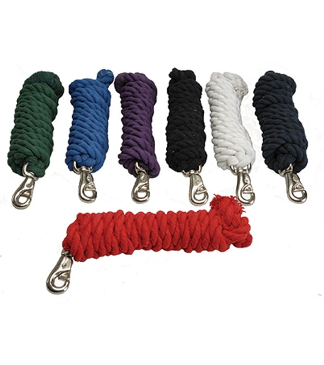 Cotton Lead Rope with Bull Snap Jacks Inc