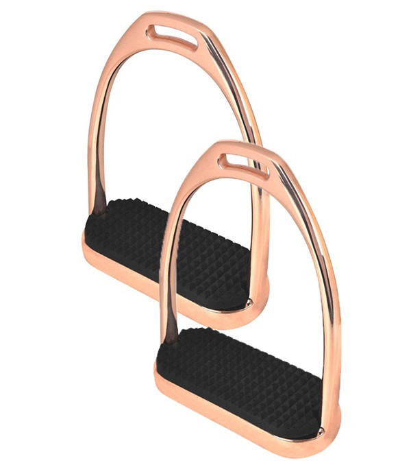 Rose Gold Stirrup Irons | Jacks Inc Rose Gold Stirrup Irons | Jacks Inc