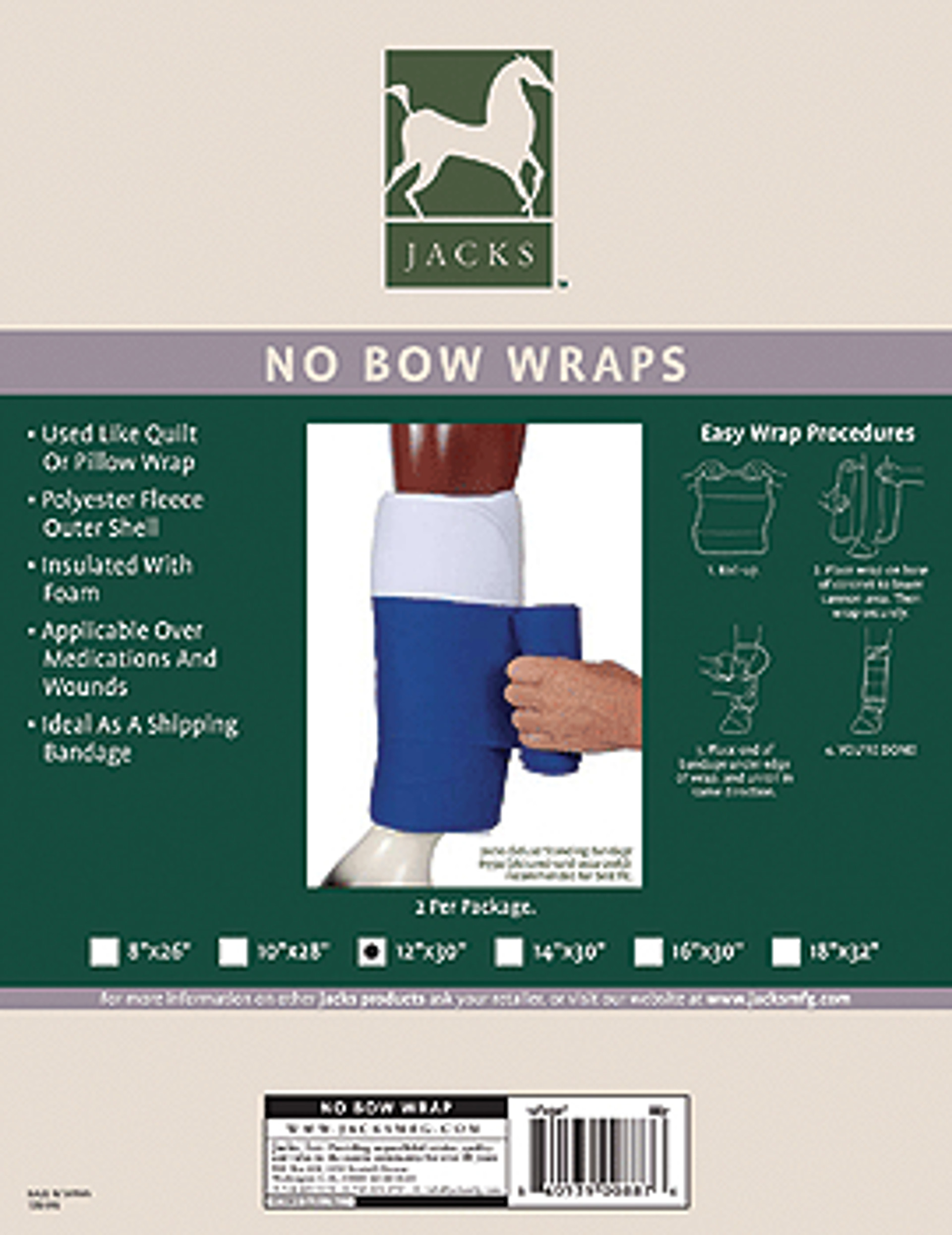 Jacks No Bow Wraps Jacks Inc