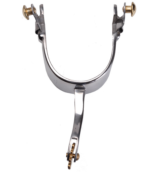 Stainless Steel Equitation Offset Spurs