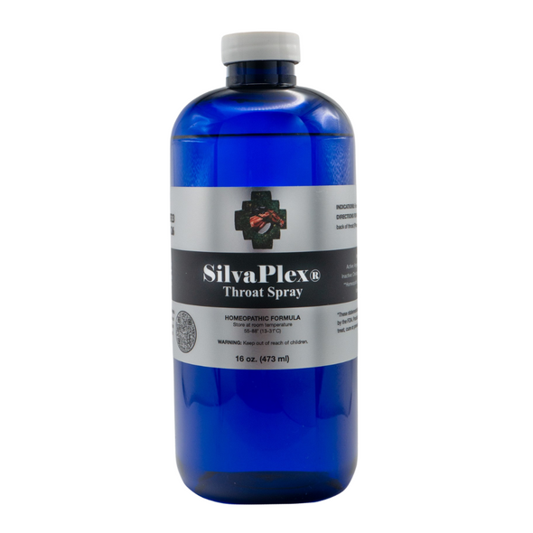 SilvaPlex® Throat Spray Homeopathic Formula 16 oz.