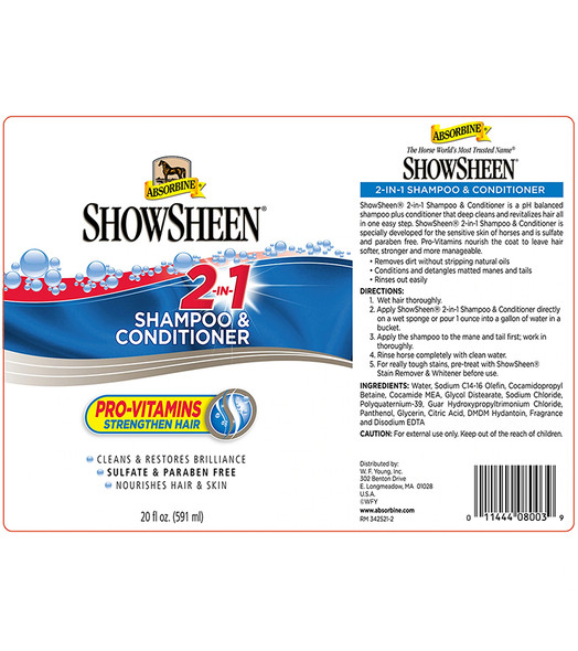 ShowSheen® 2-In-1 Shampoo & Conditioner 20 oz.