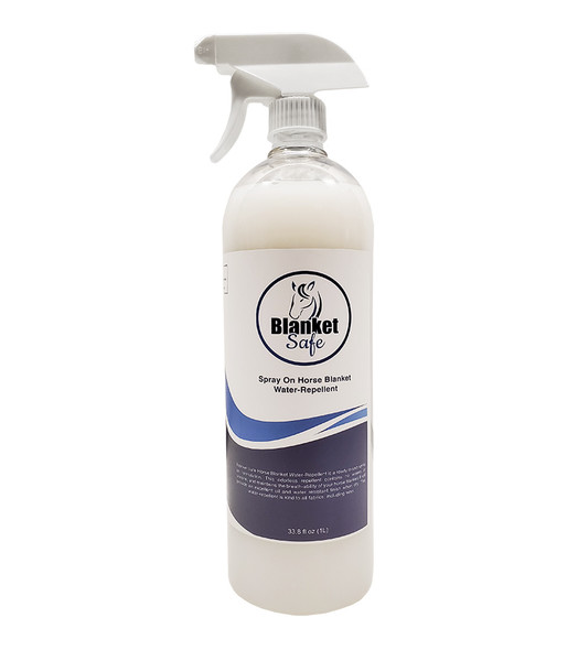 Blanket Safe Spray on Horse Blanket Water Repellent 32 oz.