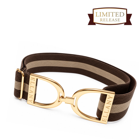 Ellany™ Elastic Belt 1.5" Vidri with Gold Stirrup LIMITED Collection