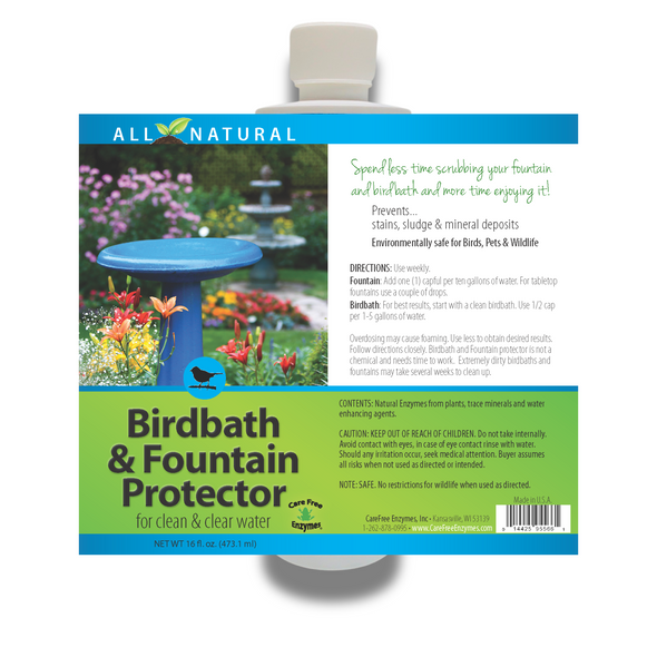 Carefree Enzymes® Birdbath & Fountain Protector