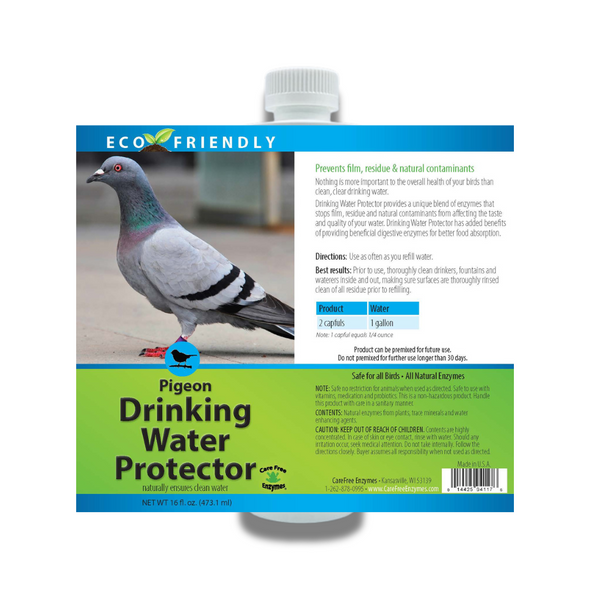 Carefree Enzymes® Pigeon Drinking Water Protector