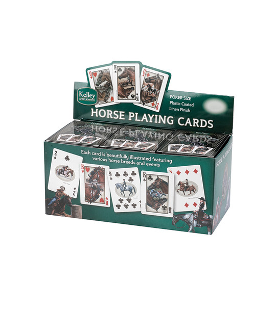 Horse Playing Cards Display with 12 decks