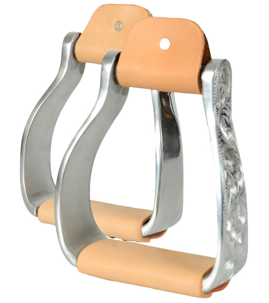 Western Engraved Stirrups