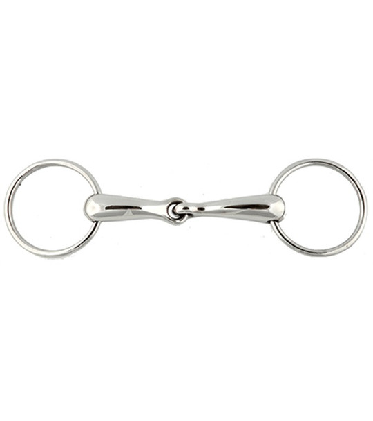Stainless Steel Loose Ring Snaffle Bit 21mm Thick