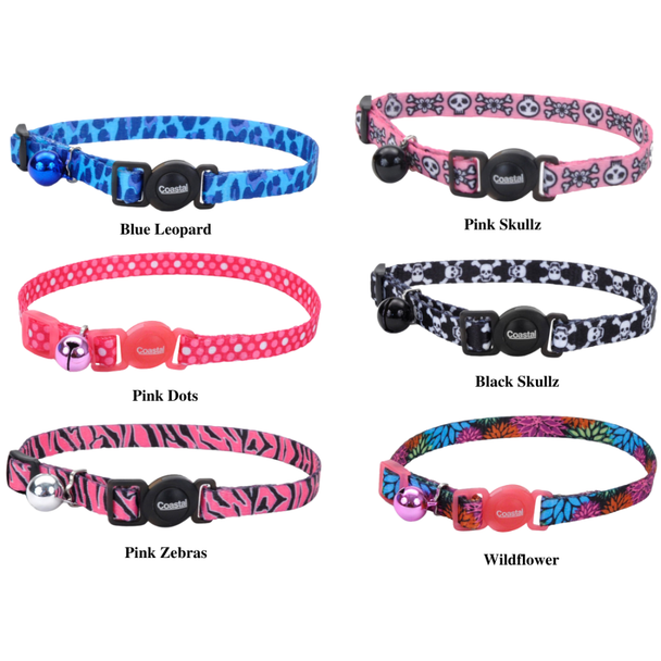Safe Cat® Fashion Adjustable Breakaway Collar