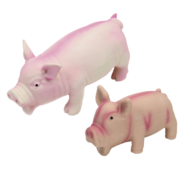 Rascals® Latex Pink Grunt Pig Dog Toy
