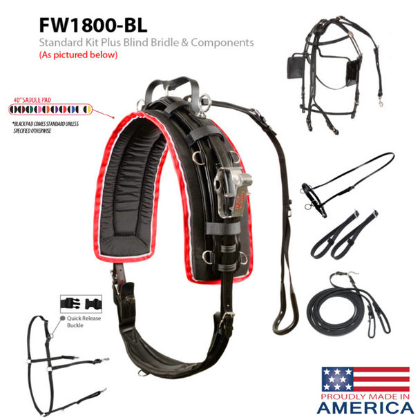 Feather-Weight® Synthetic Standard Race Harness