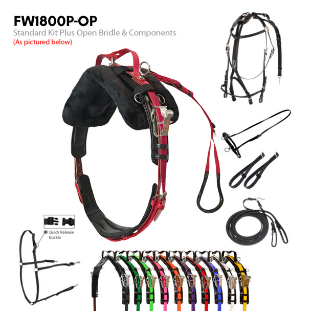Feather-Weight® PONY Synthetic Standard Race Harness