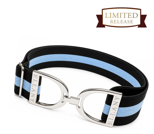 Ellany™ Elastic Belt 1.5" Kenzie with Silver Stirrup LIMITED Collection
