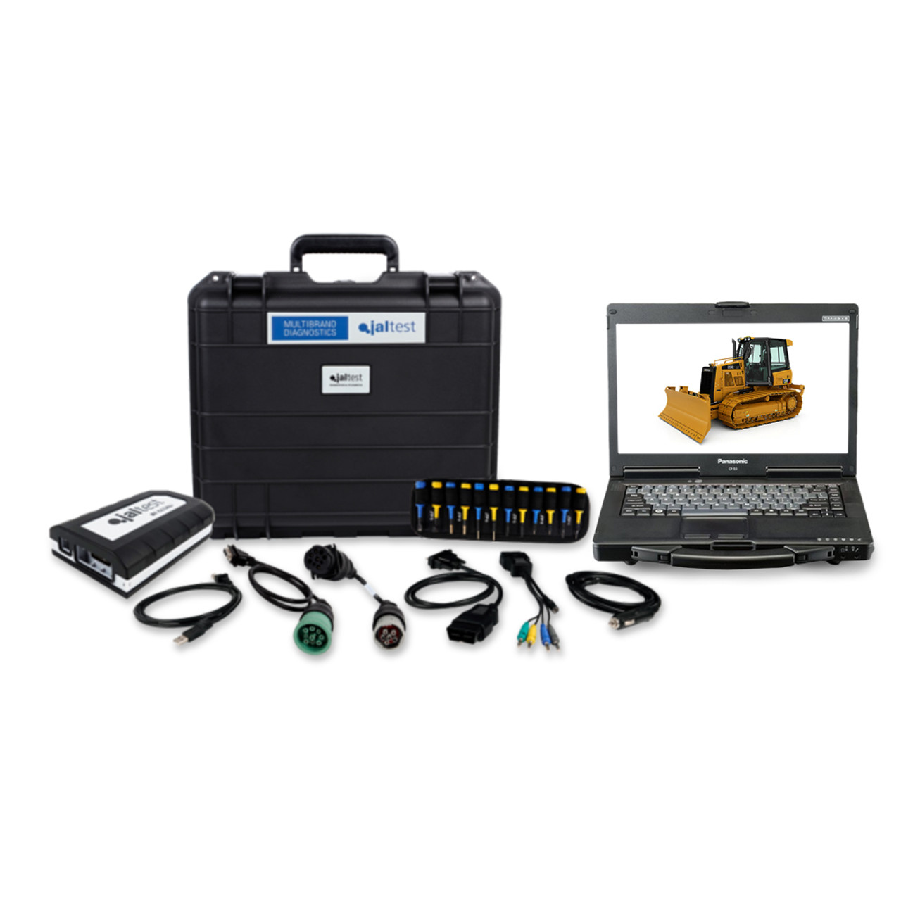 Caterpillar Factory Jaltest Toughbook Diagnostic Dealer Cat Diagnostic Kit