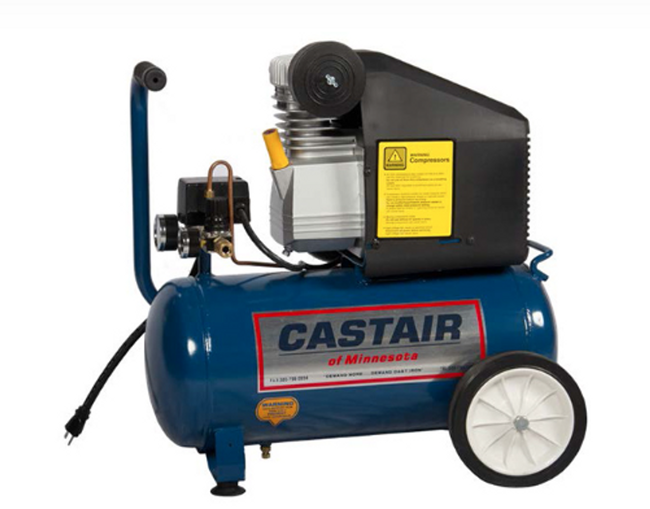 Air Compressor 8 Gallon Electric Ultra Quiet Oil Lubed 10 times the Life