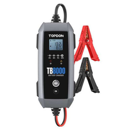 TopDon TB8000 AGM, LI, WET,GEL, MF, CAL, and EFB Battery Changer