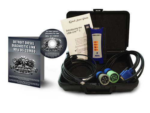 Detroit Diesel Diagnostic Link v8 & v6 Combo Standard License with NexIQ Scanner Detroit Diesel Diagnostic Link v8 & v6 Combo Standard License with NexIQ Scanner