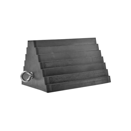 Double-Sided Pyramid Wheel Chock - All Rubber