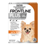 Frontline Plus for Small Dogs up to 10kg - 6 Pack