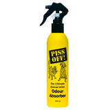 Piss Off Odour Absorber 250mL in yellow bottle, designed to eliminate pet urine odors.