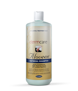 Dermcare Aloveen Oatmeal Shampoo 1L, ideal for dog and cat skin health.