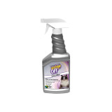 Urine Off Odour & Stain Remover for Cats, 500 mL spray bottle with a sleek design.