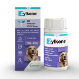 Zylkene Calming Supplement for dogs 15-60kg, 30 capsules, helps calm and relax pets.