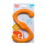West Paw Bumi Large in Tangarine Orange, durable pet toy for active dogs and fetch play.