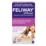 Feliway 48mL Diffuser Refill for calming cats, promoting pet health and reducing stress.